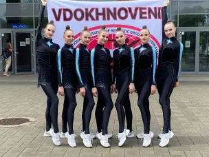 Серебряные медали на международных соревнованиях по гимнастике! 